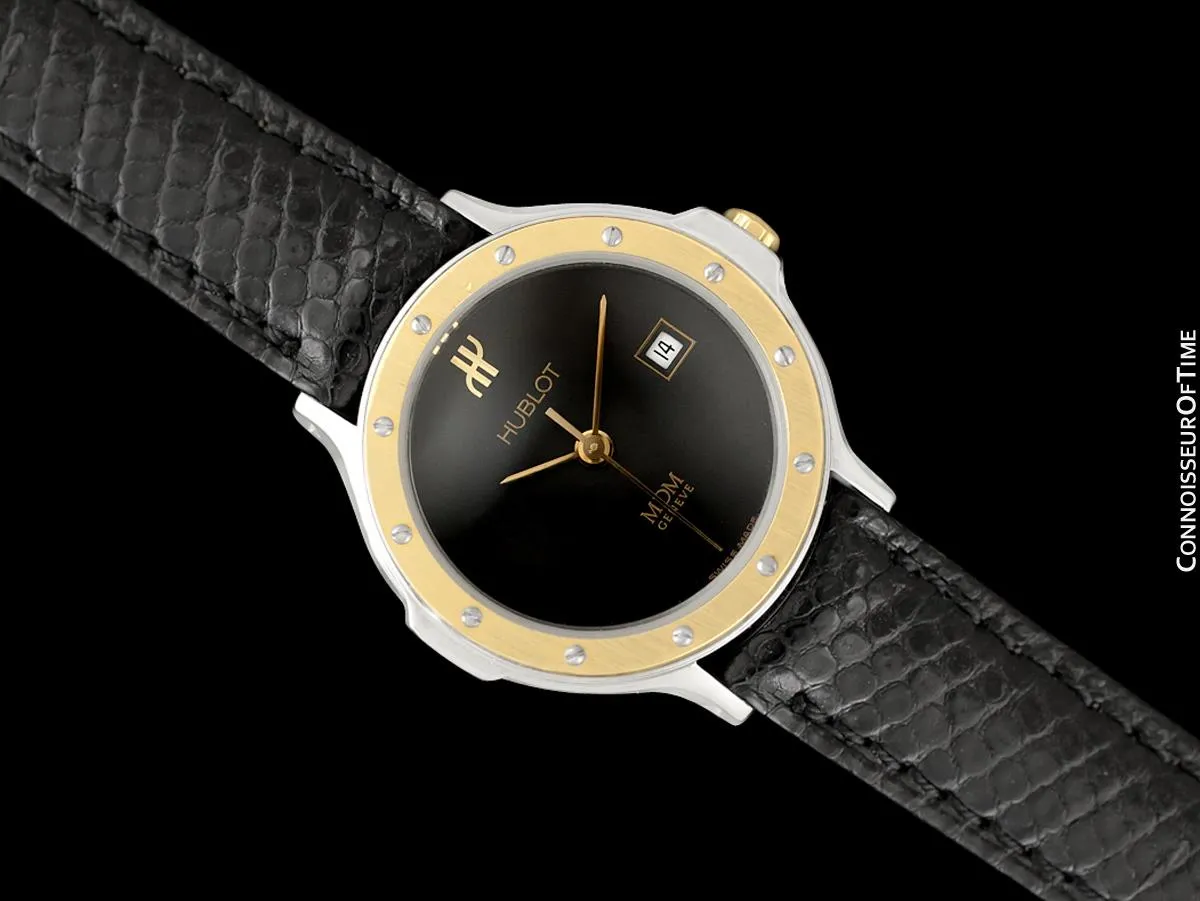 Hublot MDM Ladies Luxury Sports Watch - Stainless Steel & 18K Gold
