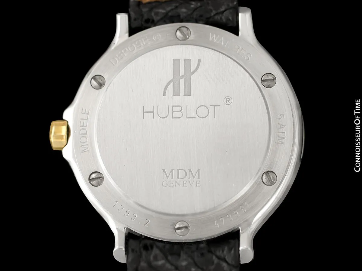 Hublot MDM Ladies Luxury Sports Watch - Stainless Steel & 18K Gold