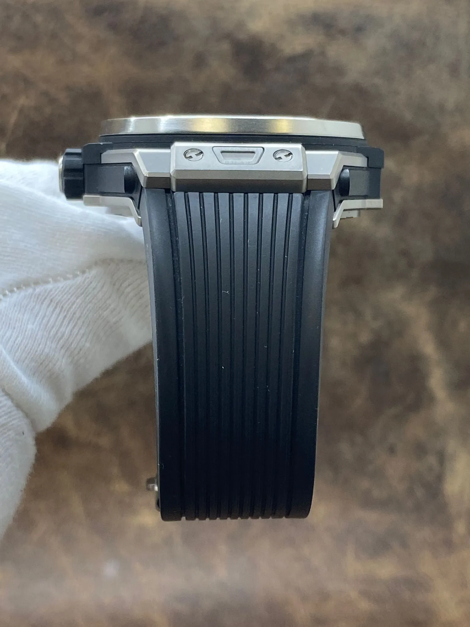 Hublot Meca-10 Titanium 45mm Big Bang 414.NI.1123.RX Skeleton Dial Manual winding Men's Watch