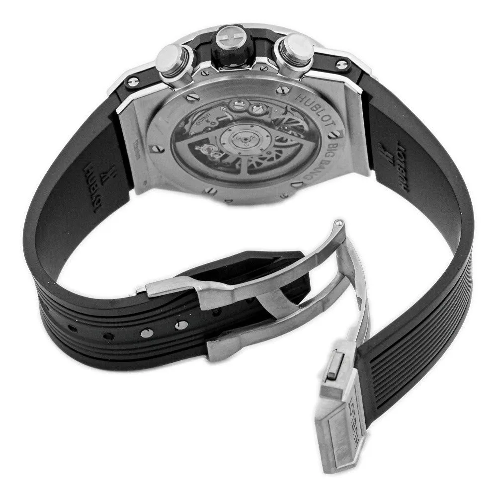 Hublot Men's Big Bang Unico Titanium 45mm Skeleton Stick & Arabic Dial Watch Reference #: 411.NX.1170.RX