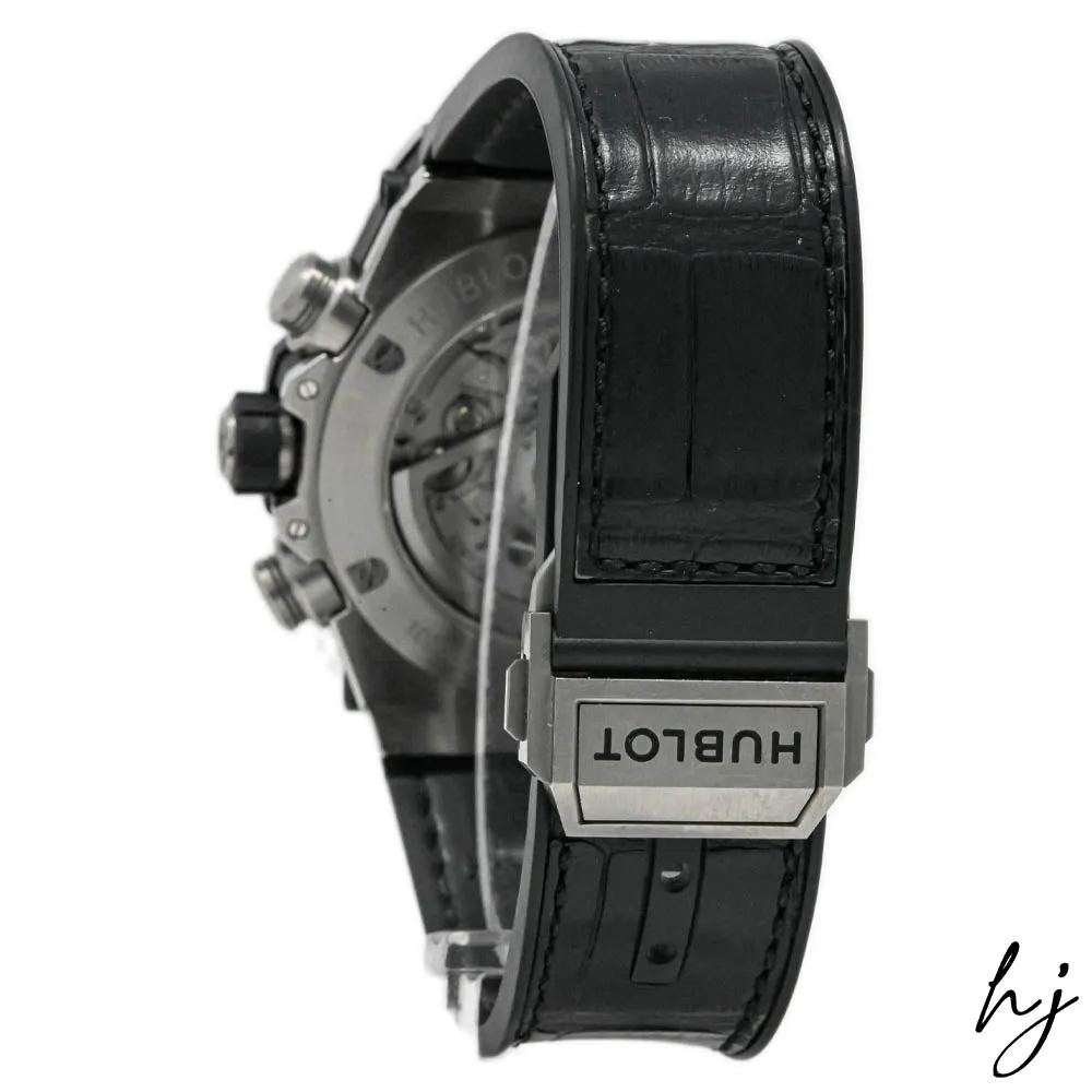 Hublot Men's Iced Out Big Bang Unico Titanium 45mm Skeleton Arabic Dial Watch Reference #: 411.NX.1170.RX.1704