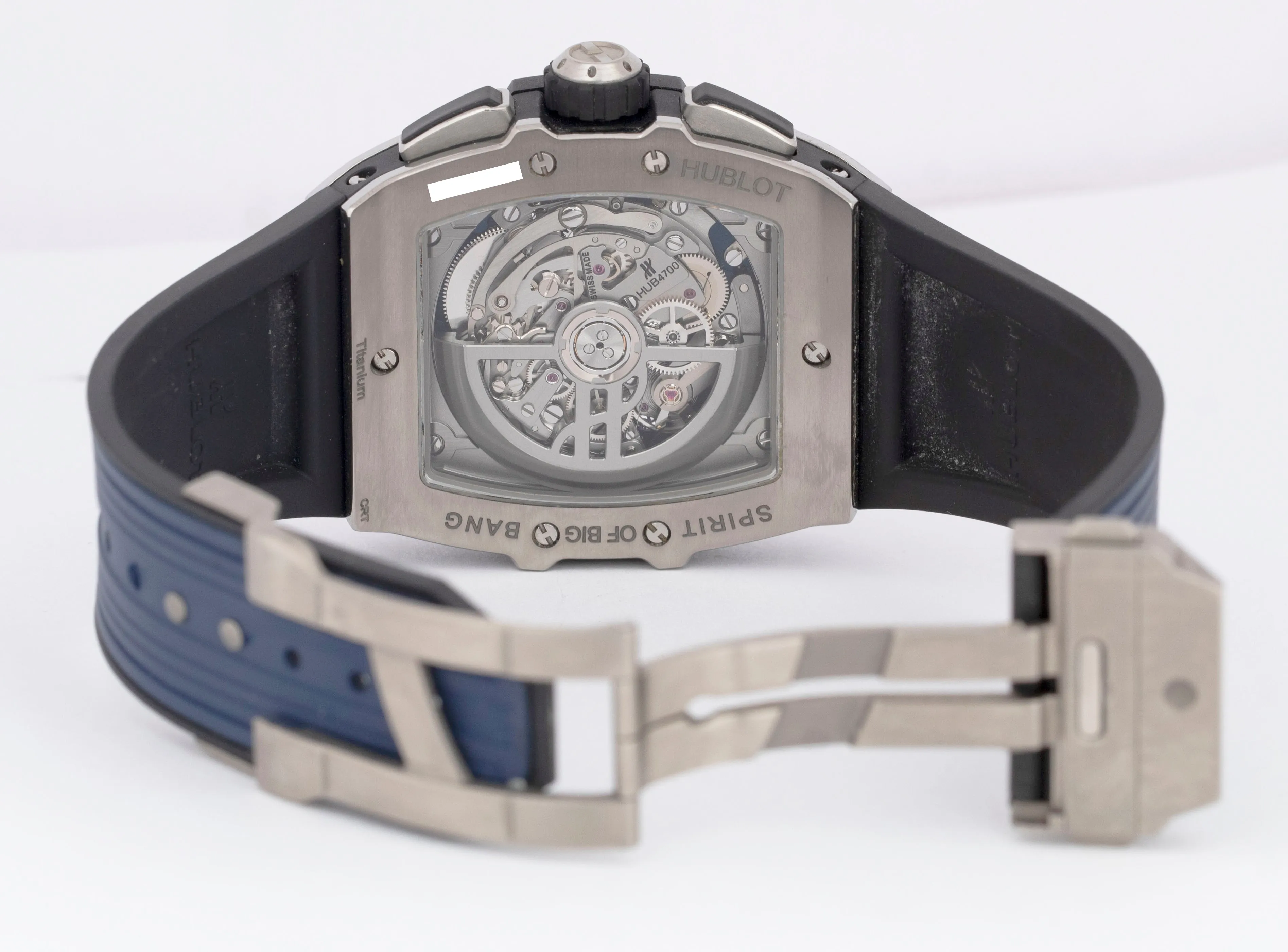 Hublot Spirit of Big Bang Titanium Blue Ceramic 42 Skeleton 642.NL.7170.RX Watch