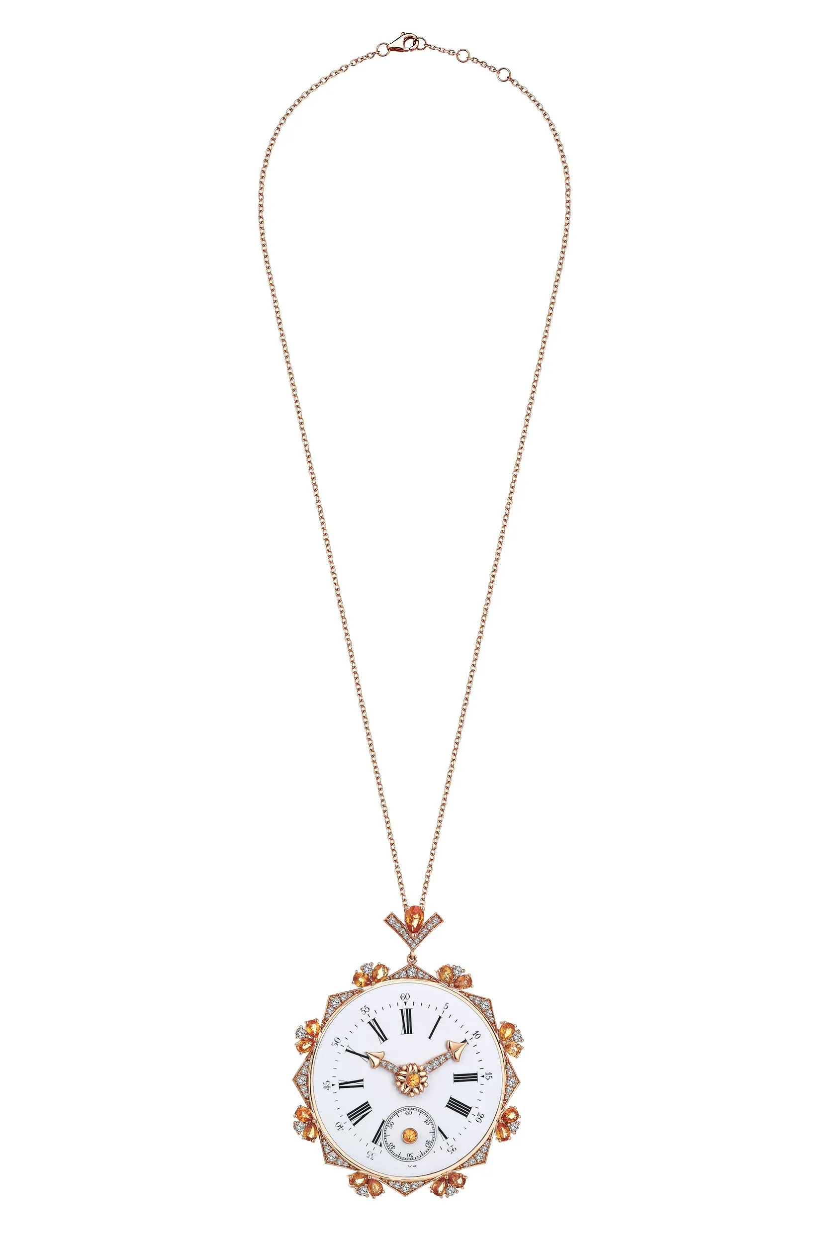ILLUSION NECKLACE - yellow sapphire