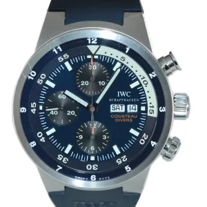 IWC Aquatimer Cousteau Divers Calypso 44mm Steel Chronograph IW378201 Watch