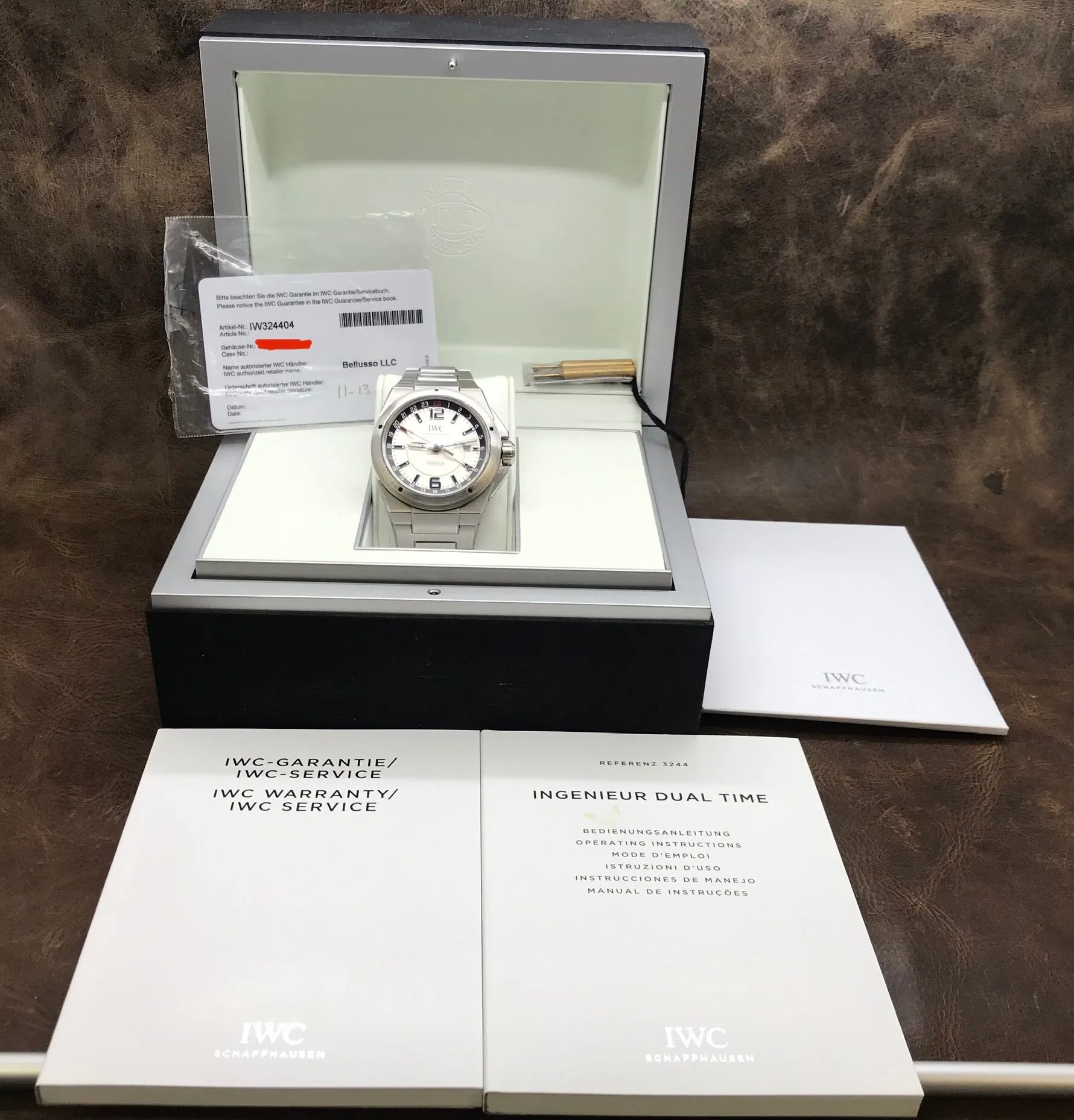 IWC Ingenieur IW324404 White Dial Automatic Men's Watch