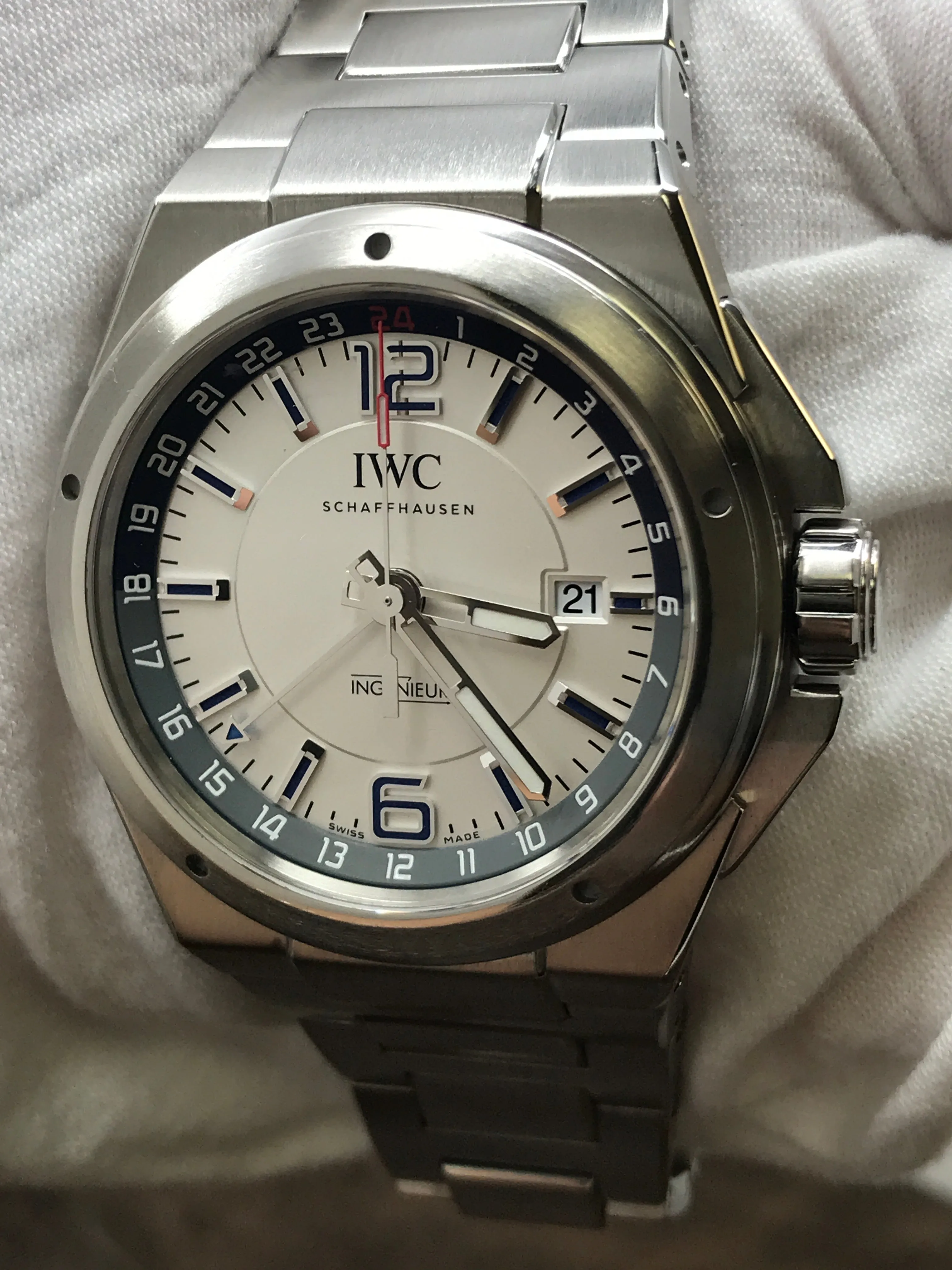 IWC Ingenieur IW324404 White Dial Automatic Men's Watch