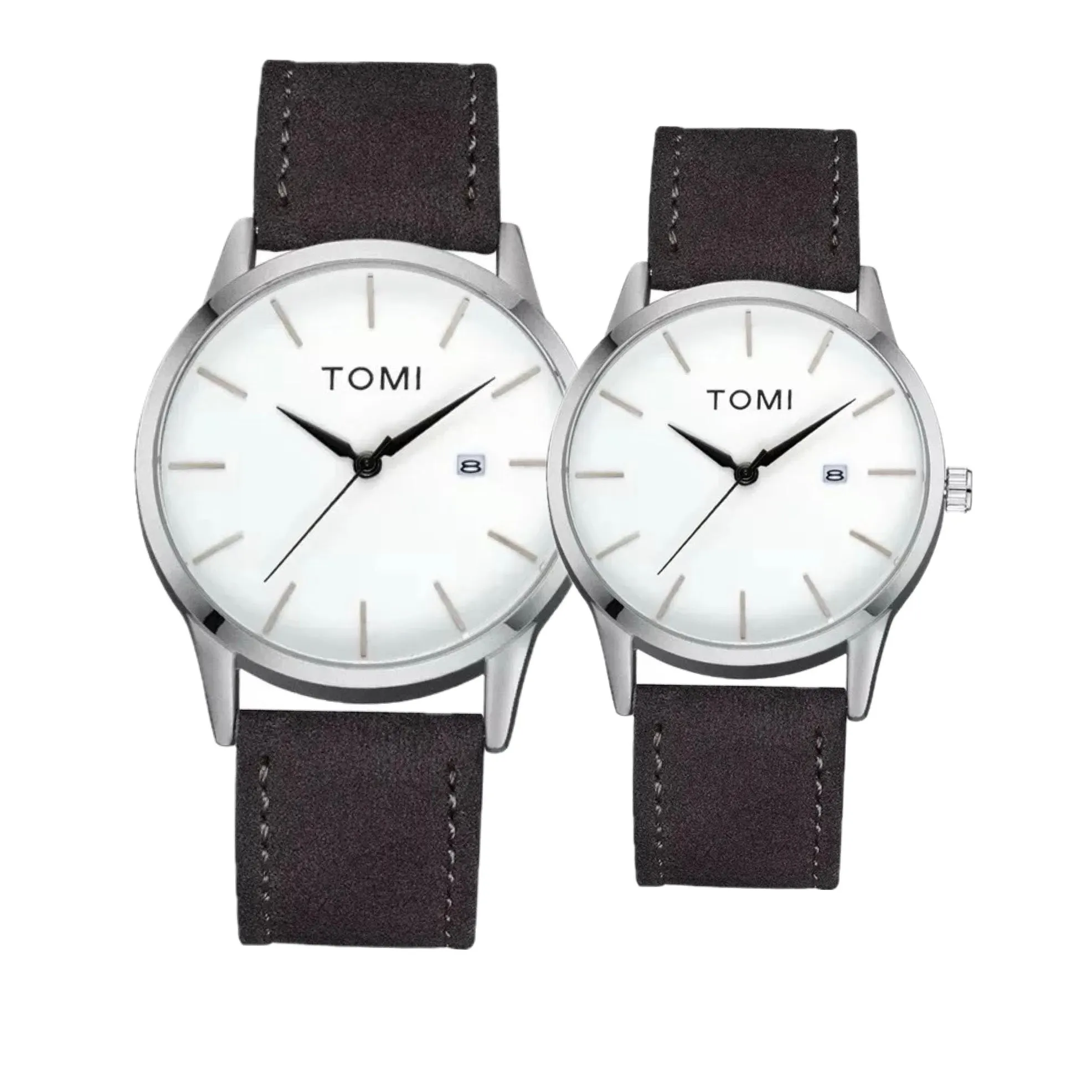JUST-D - Couple Minimalist Watch With Date
