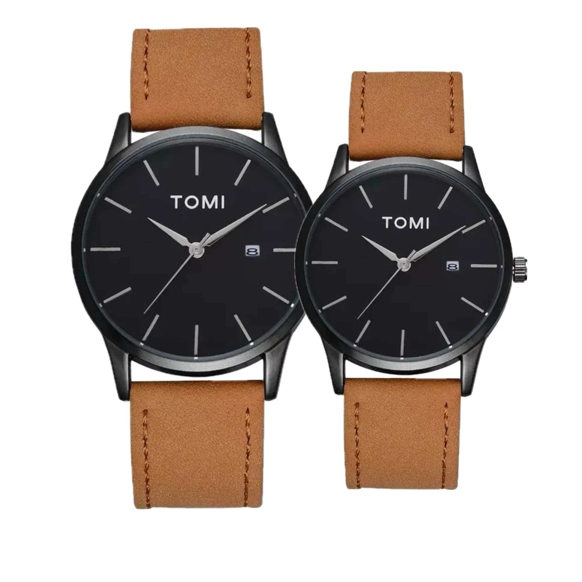 JUST-D - Couple Minimalist Watch With Date