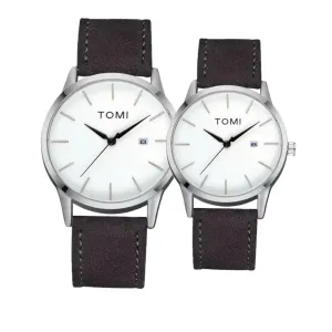 JUST-D - Couple Minimalist Watch With Date