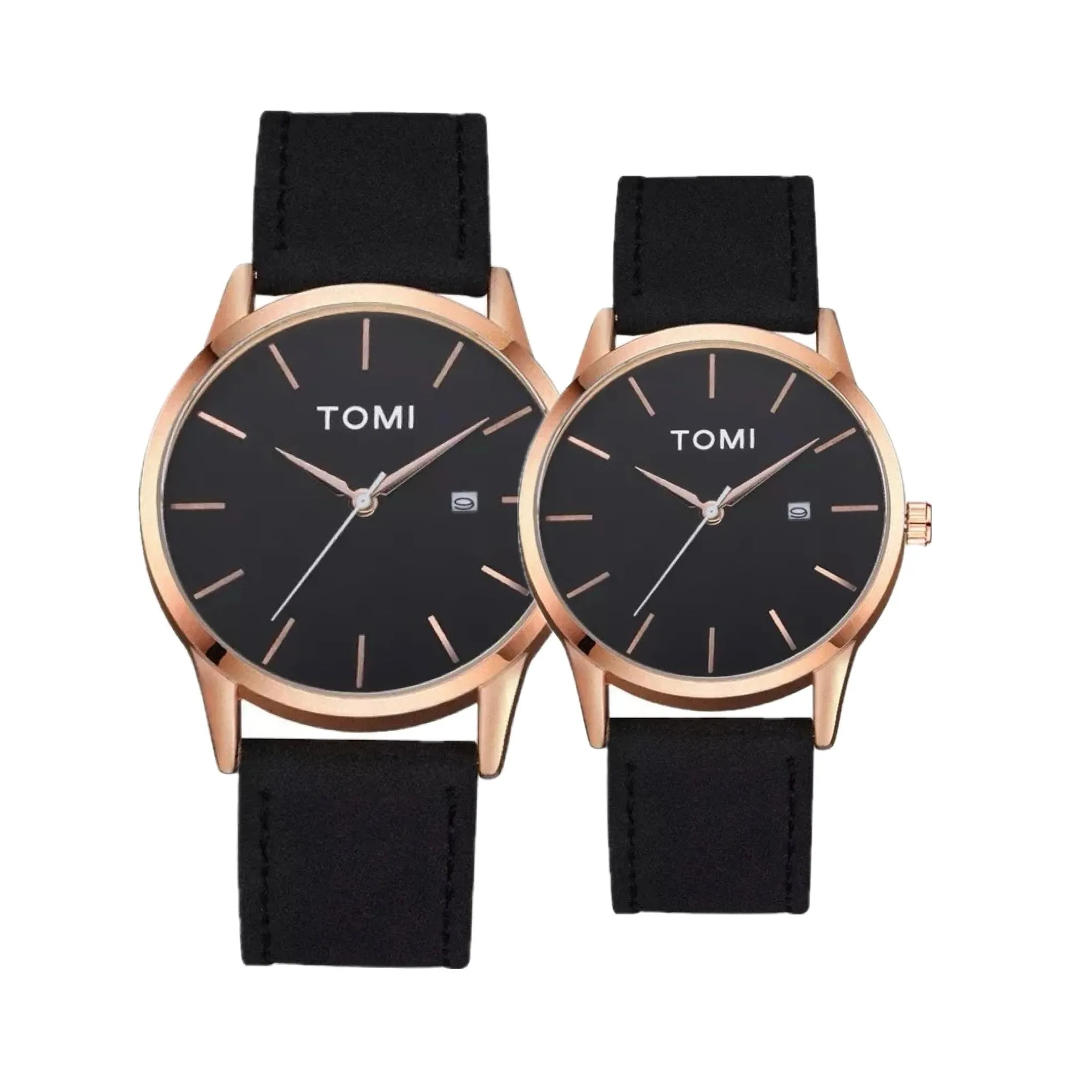 JUST-D - Couple Minimalist Watch With Date