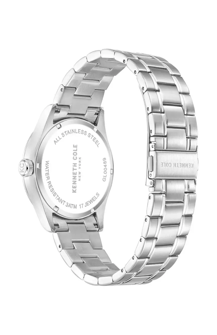 Kenneth Cole New York 42mm Mechanical Blue Skeleton Men's Watch KCWGL0048901