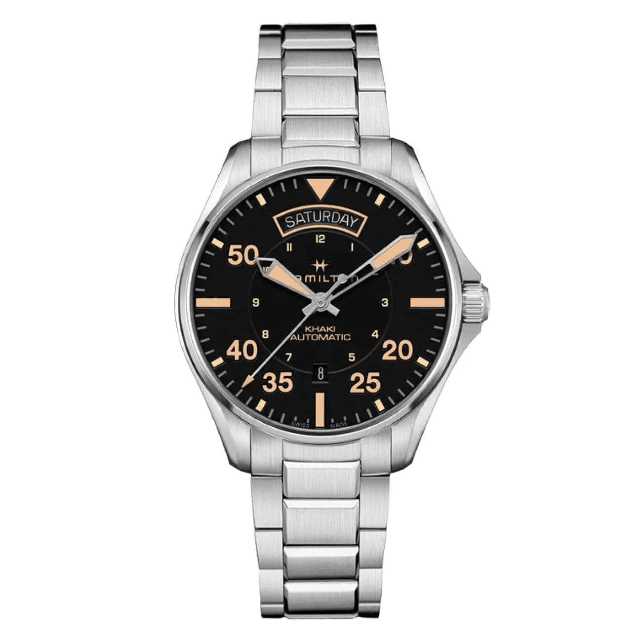 Khaki Pilot Day Date Auto