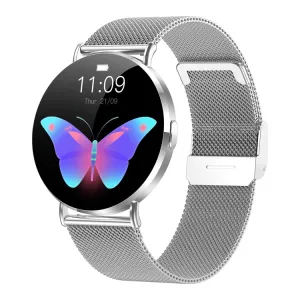 KM88 1.32 inch Color Screen Smart Watch, Support Bluetooth Call / Health Monitoring(Silver)