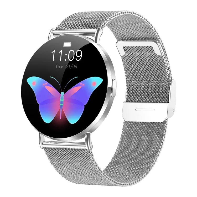 KM88 1.32 inch Color Screen Smart Watch, Support Bluetooth Call / Health Monitoring(Silver)