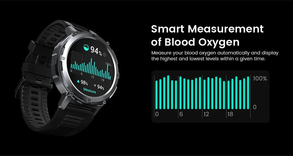 KOSPET Tank T2 Ultra 1.43" AMOLED Smart Fitness Watch