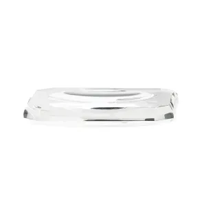 Kristall Tray - Free Standing - 9" Glass/Clear