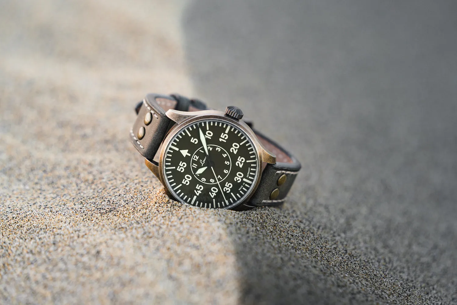Laco Watch Aachen Olive 39 Limited Edition