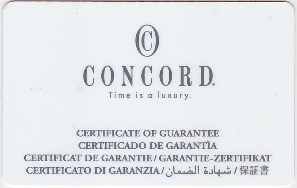 Ladies Concord Veneto 18k Yellow Gold Diamond 51-25-665 MOP Quartz Watch