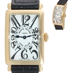 Ladies Franck Muller Long Island 18k Yellow Gold 902 QZ Quartz Arabic Watch