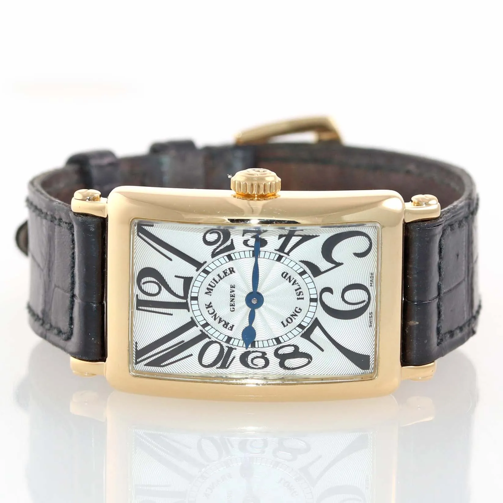 Ladies Franck Muller Long Island 18k Yellow Gold 902 QZ Quartz Arabic Watch