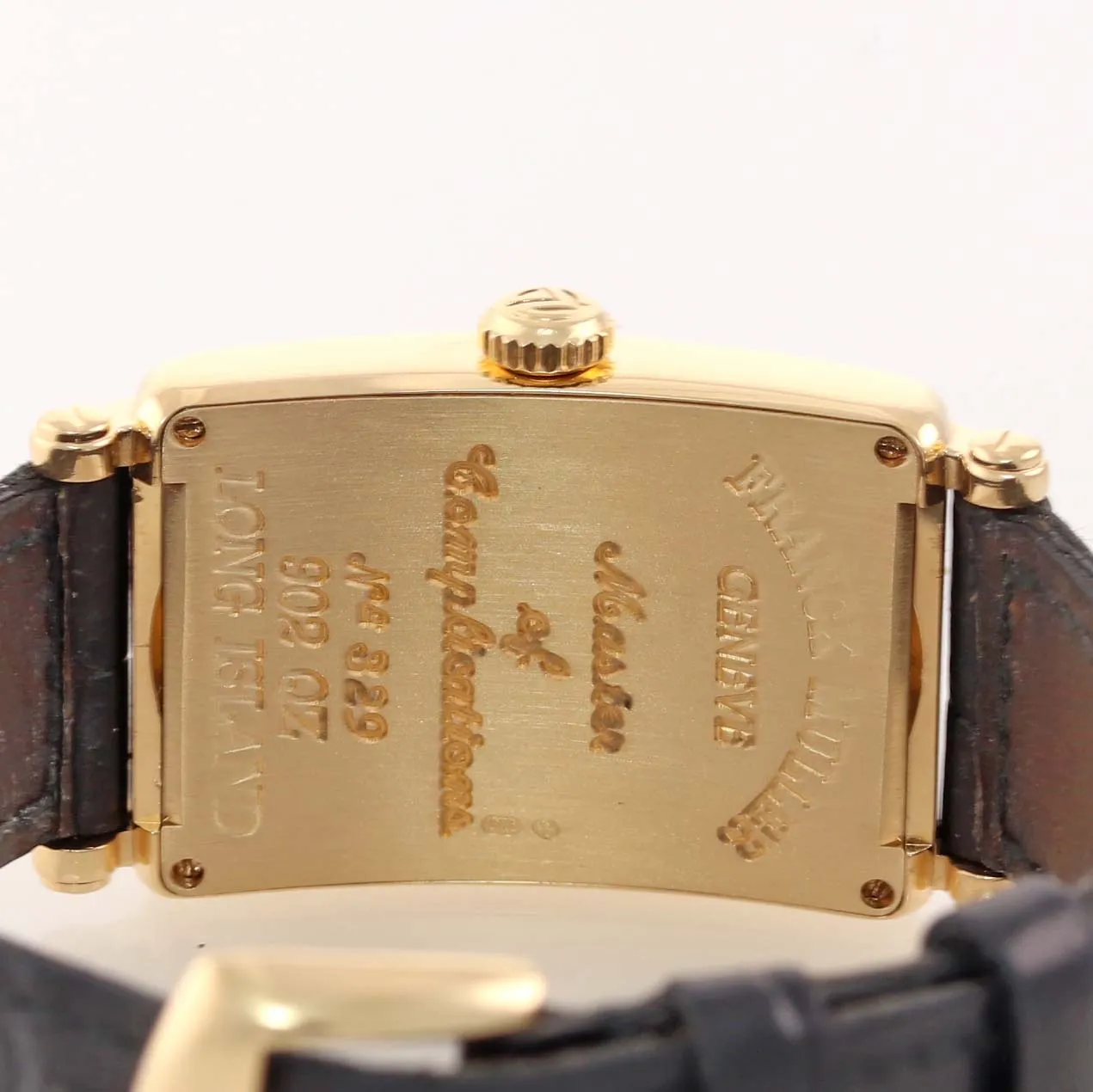 Ladies Franck Muller Long Island 18k Yellow Gold 902 QZ Quartz Arabic Watch