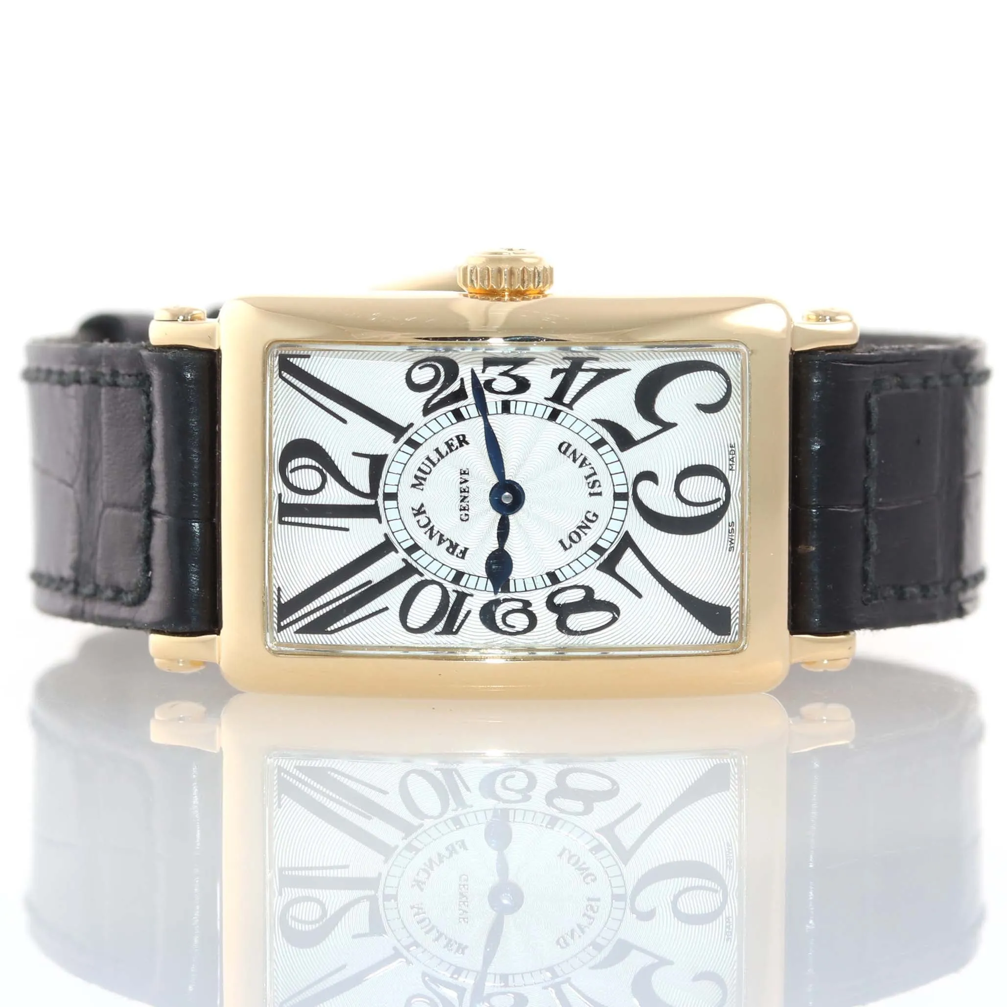 Ladies Franck Muller Long Island 18k Yellow Gold 902 QZ Quartz Arabic Watch