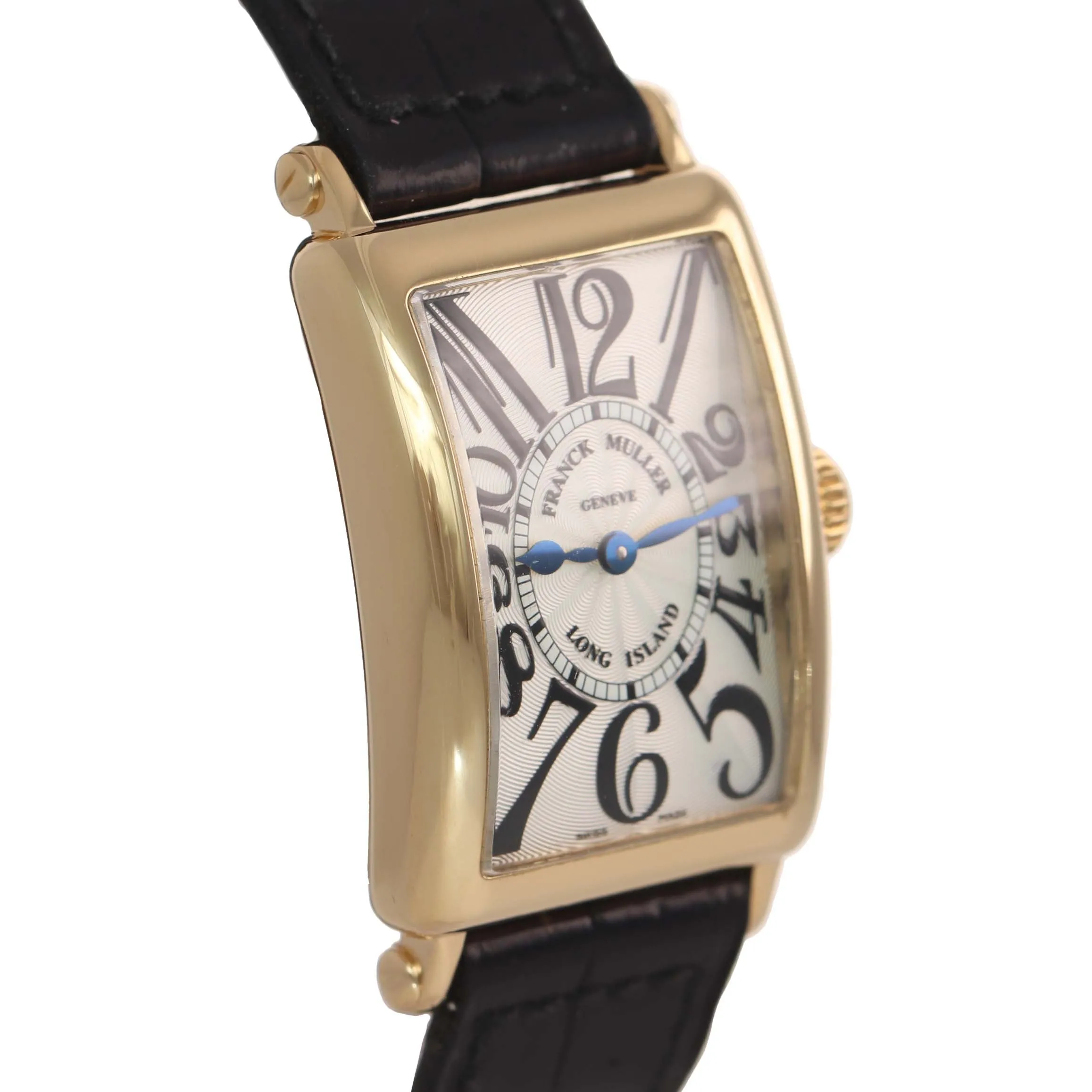 Ladies Franck Muller Long Island 18k Yellow Gold 902 QZ Quartz Arabic Watch