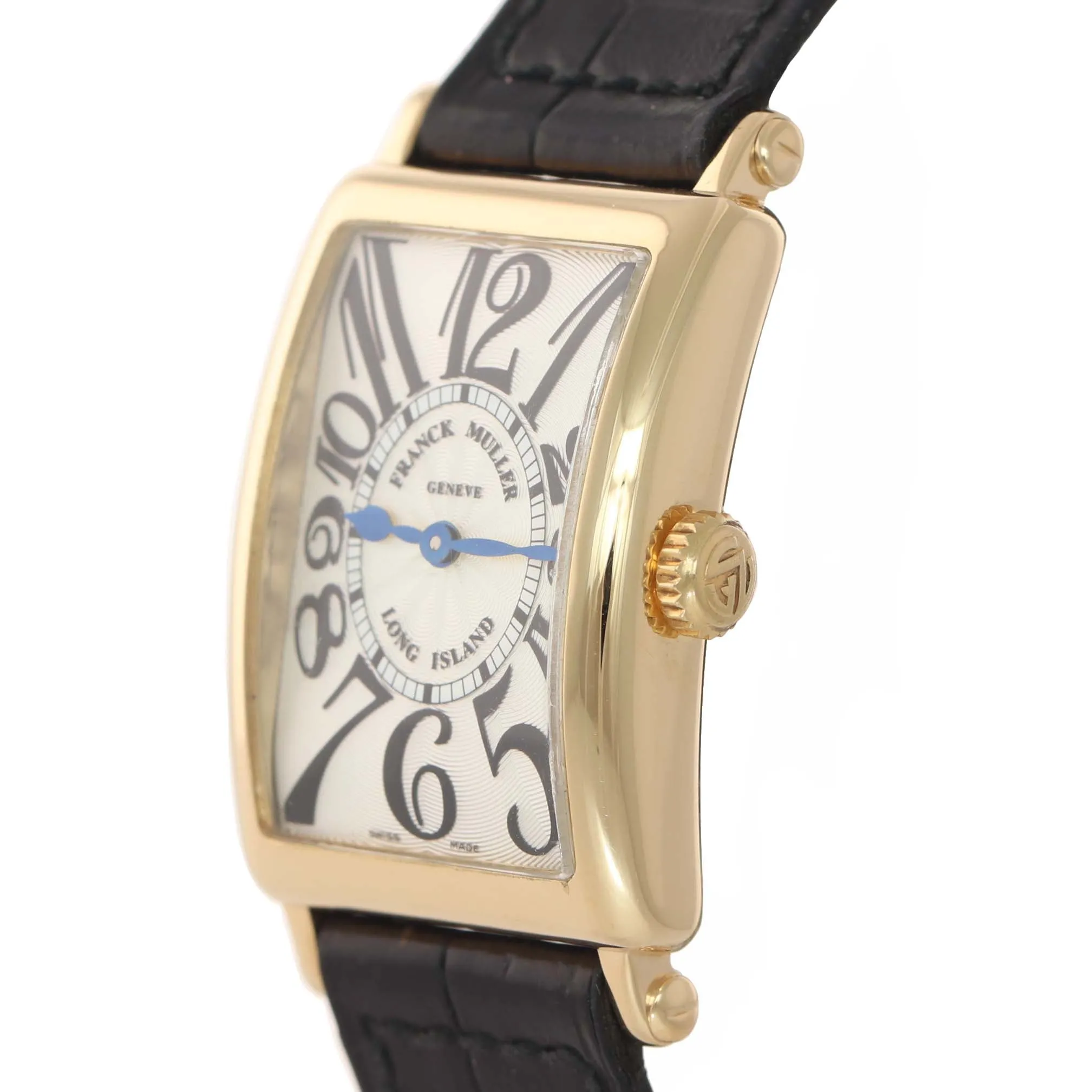Ladies Franck Muller Long Island 18k Yellow Gold 902 QZ Quartz Arabic Watch