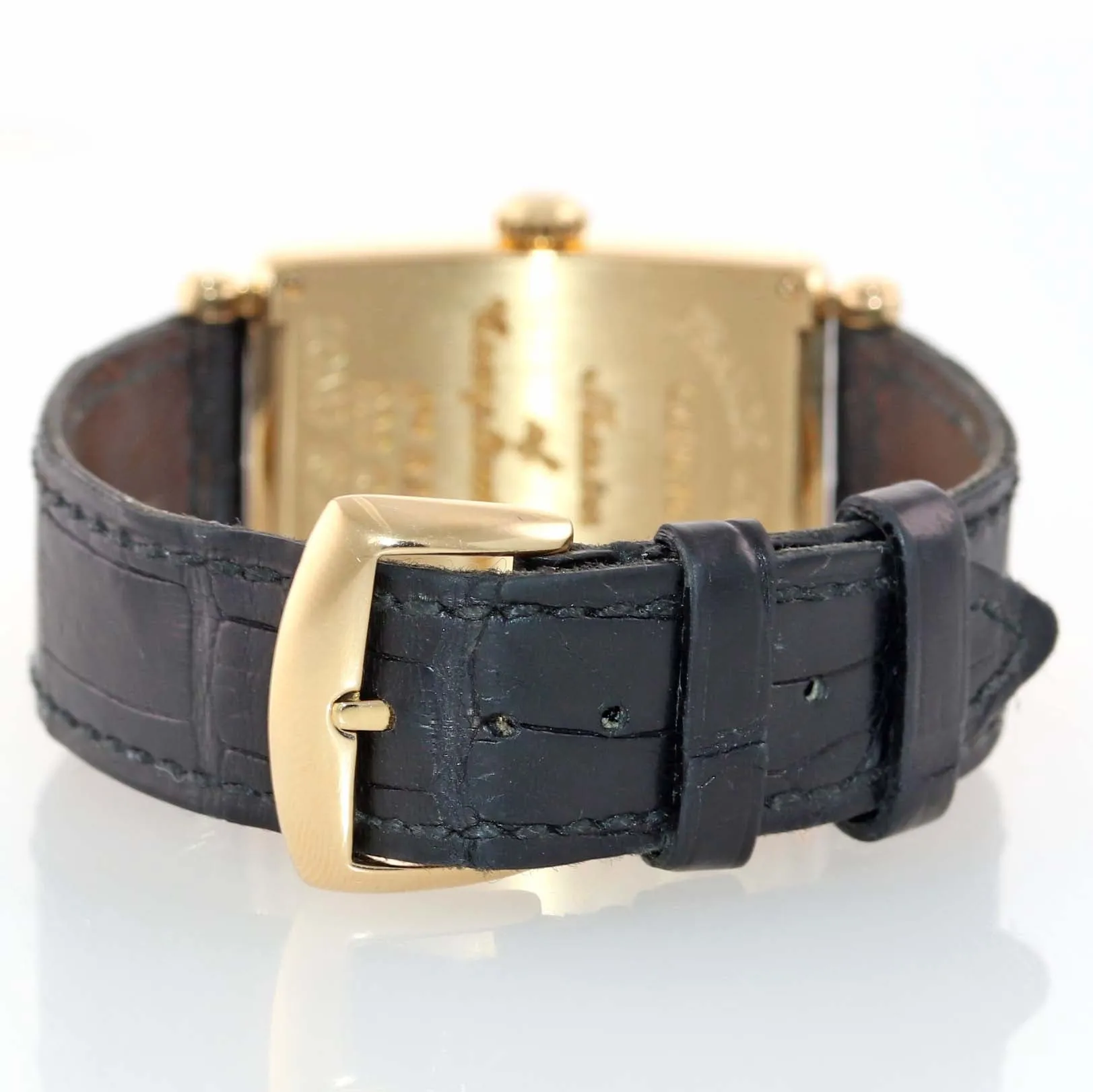 Ladies Franck Muller Long Island 18k Yellow Gold 902 QZ Quartz Arabic Watch