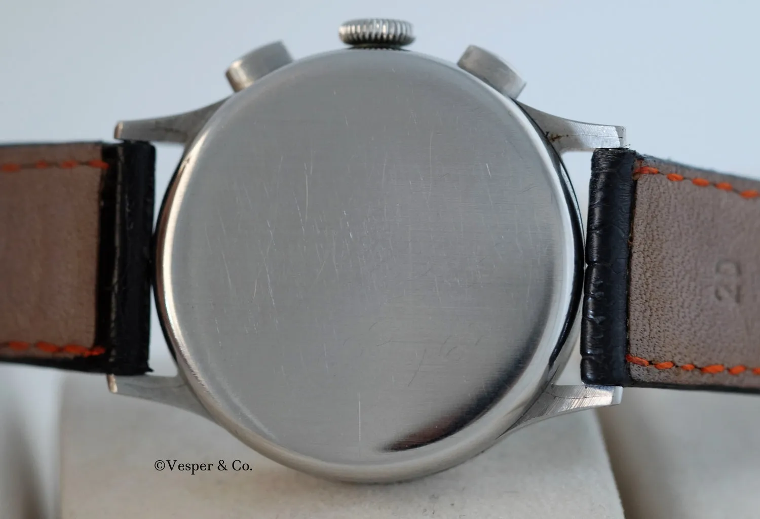 Lemania Chronograph with Telemeter and Tachometer Scales
