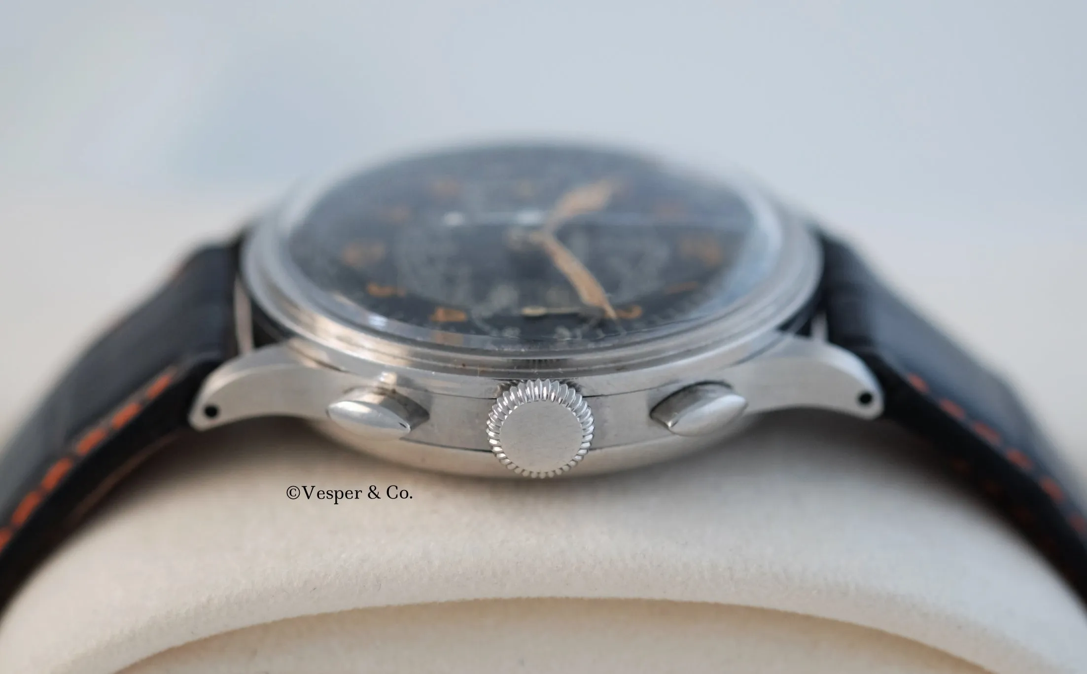Lemania Chronograph with Telemeter and Tachometer Scales