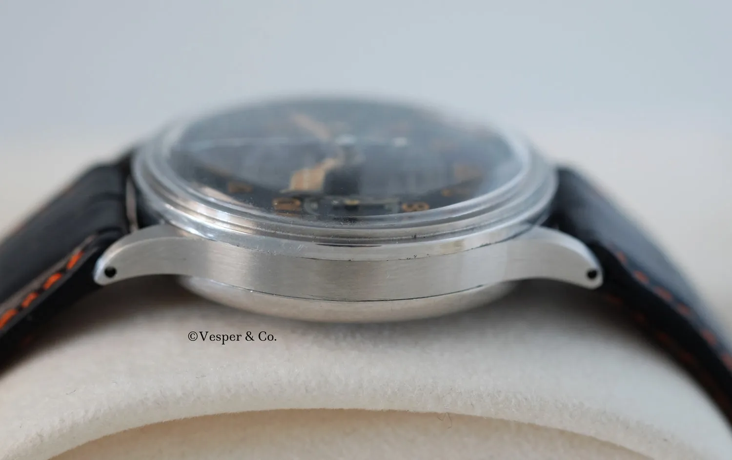 Lemania Chronograph with Telemeter and Tachometer Scales