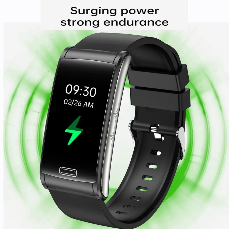 Lenovo New Blood Glucose Health Monitor Smart Bracelet Men Non-invasive ECG PPG Blood Pressure Sport Watch Women For Android IOS