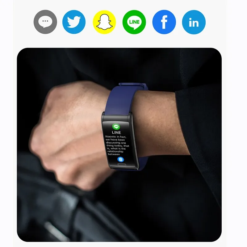 Lenovo New Blood Glucose Health Monitor Smart Bracelet Men Non-invasive ECG PPG Blood Pressure Sport Watch Women For Android IOS