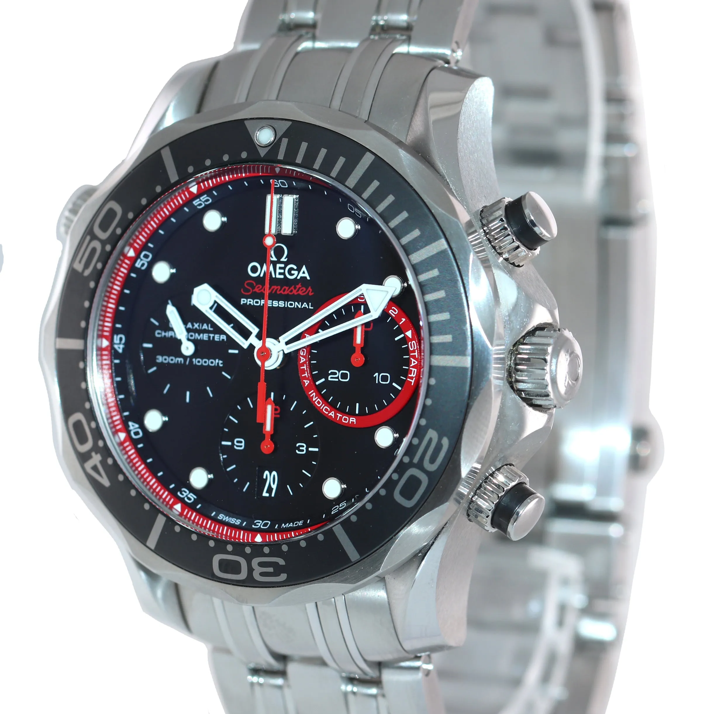 Limited Omega Seamaster Chronograph Regatta ENTZ 44mm 212.32.44.50.01.001 Watch