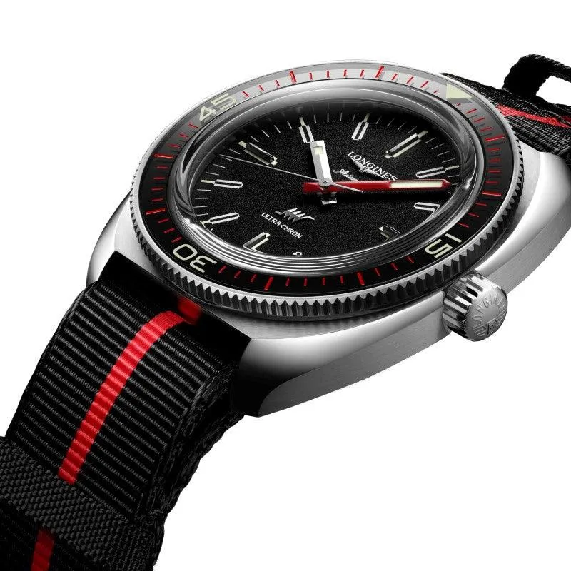 Longines Ultra-Chron Box Edition 43mm Black Automatic Steel L2.836.4.52.8