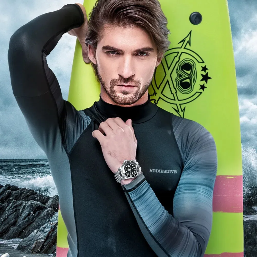 Luminous Mens Quartz Watch Stainless Steel Watch Waterproof