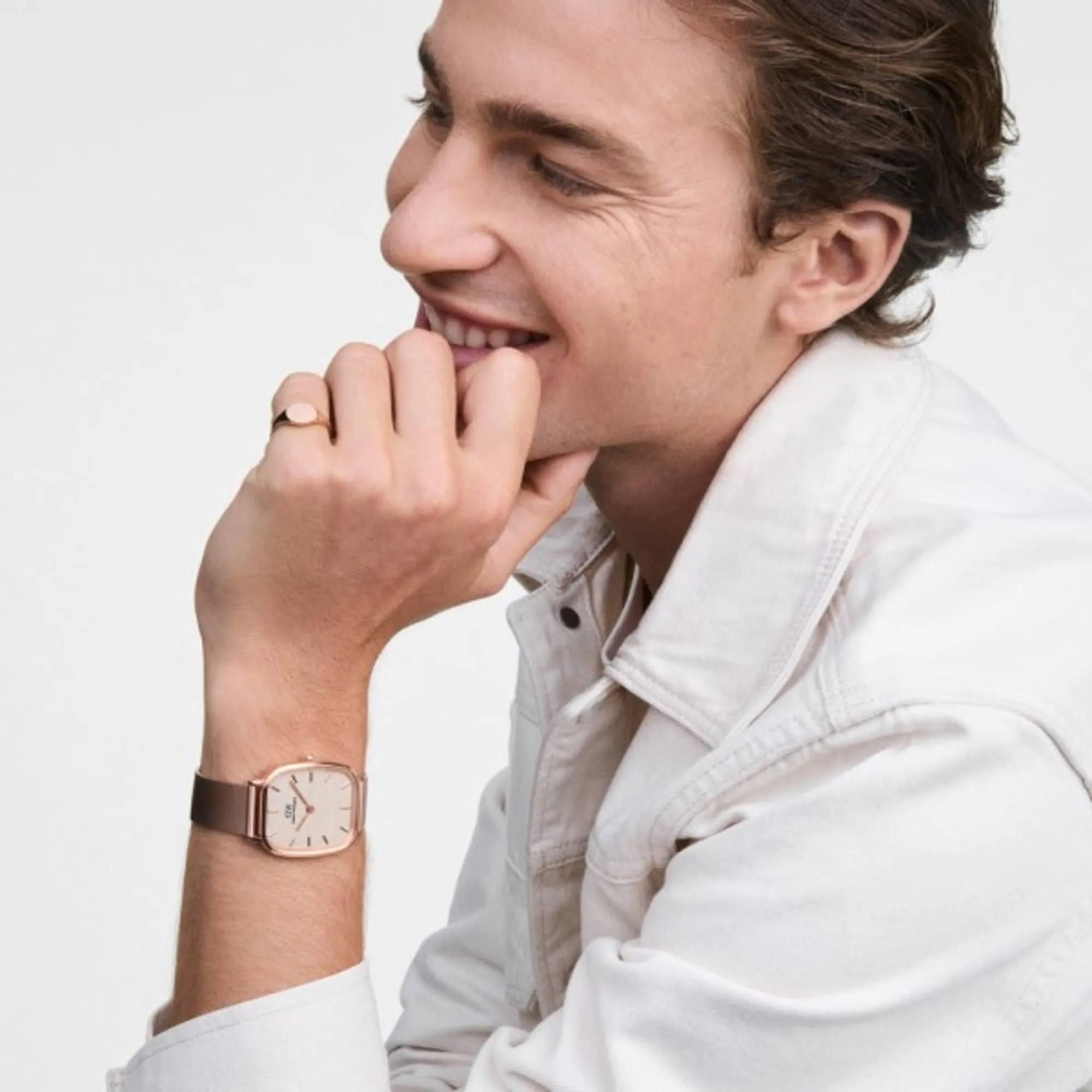 Marlon Melrose Linen Rose Gold