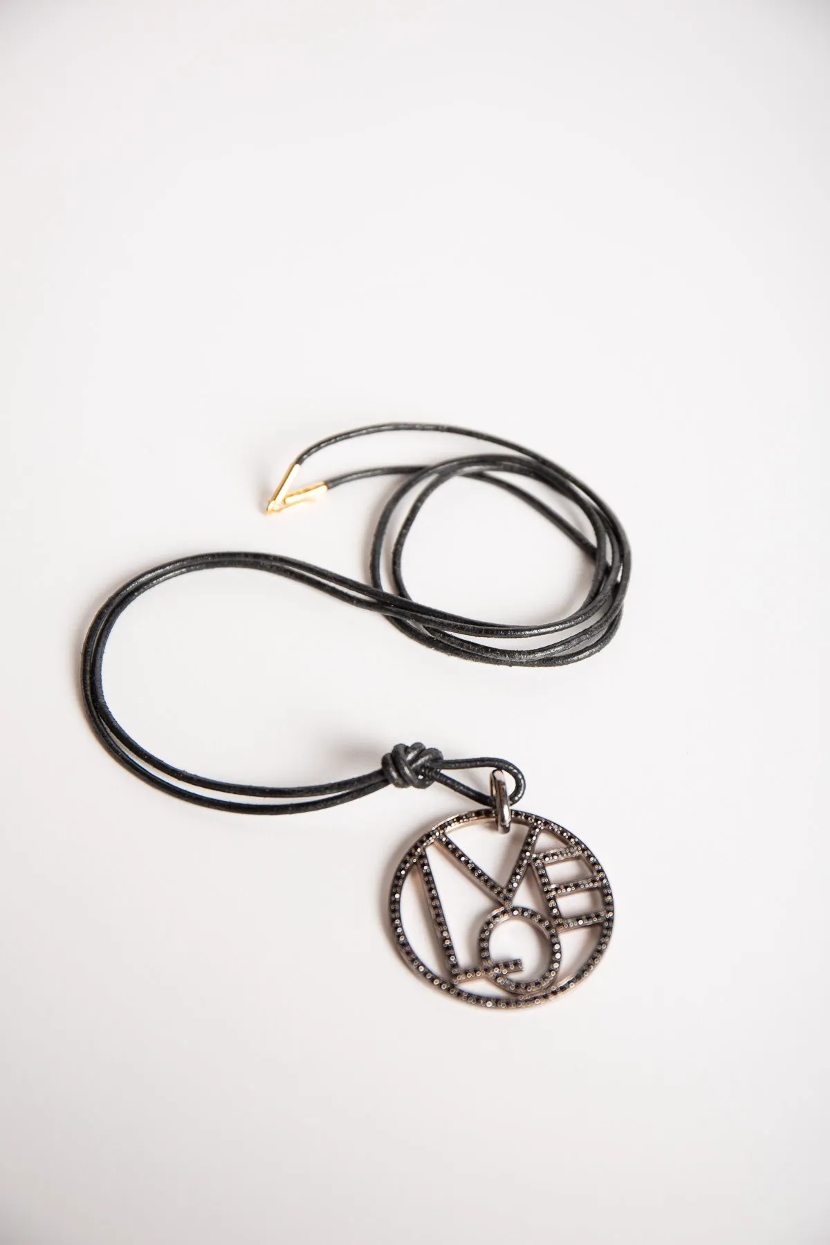 MAXFIELD PRIVATE COLLECTION | BLACK DIAMOND XL LOVE NECKLACE