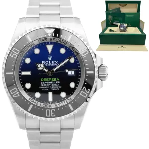 MAY 2022 Rolex Sea-Dweller Deepsea 126660 JAMES CAMERON Black Blue 44mm Watch