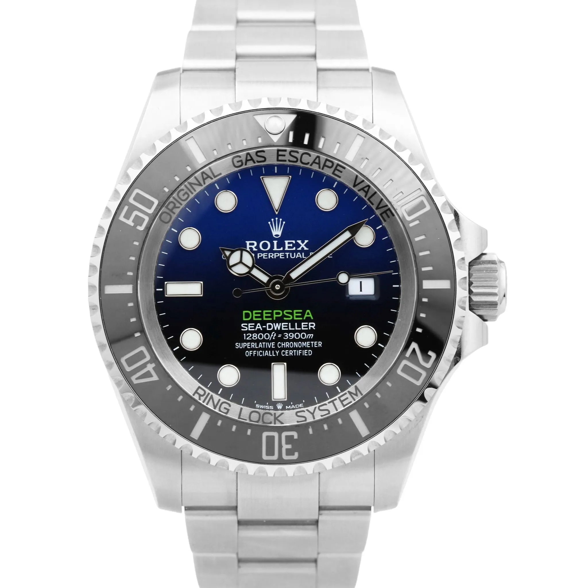 MAY 2022 Rolex Sea-Dweller Deepsea 126660 JAMES CAMERON Black Blue 44mm Watch