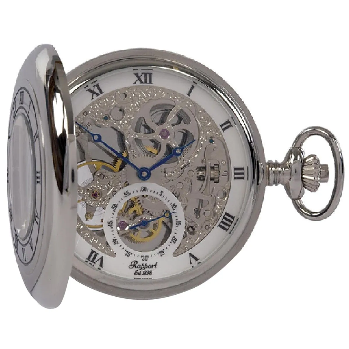 Mechanical Half Hunter Pocket Watch 53mm