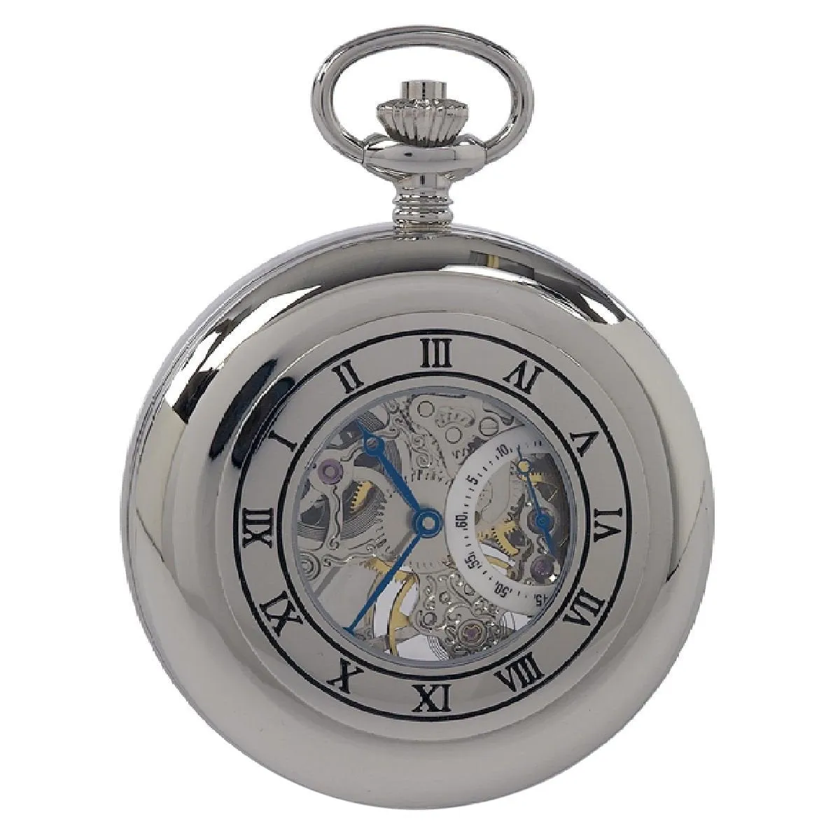 Mechanical Half Hunter Pocket Watch 53mm
