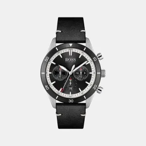 Men Black Analog Leather Watch 1513864