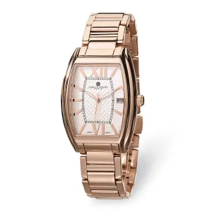 Mens Charles Hubert Rose Gold-plated Stnlss Steel