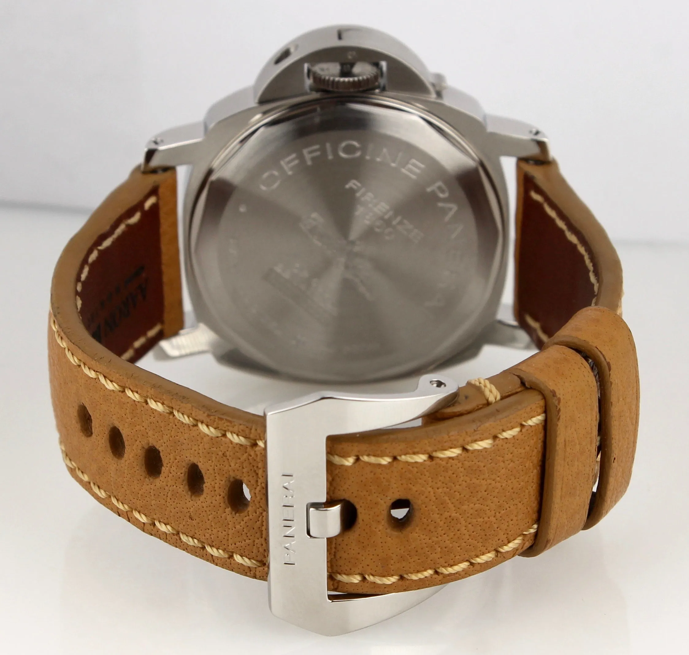 Men's Panerai PAM 390 N Luminor Base Brown Boutique Edition 44mm Watch PAM00390