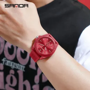 Men's Quartz Sports Watch - Water-Resistant, Stainless Steel Case