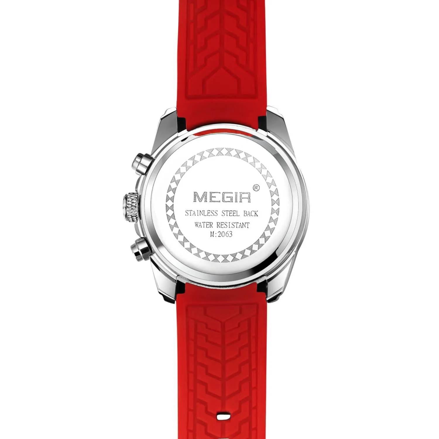 Men's Sports Watch - Luminous Waterproof Silicone Strap