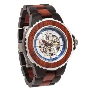 Men's Wooden Watch Genuine Automatic Rose Ebony