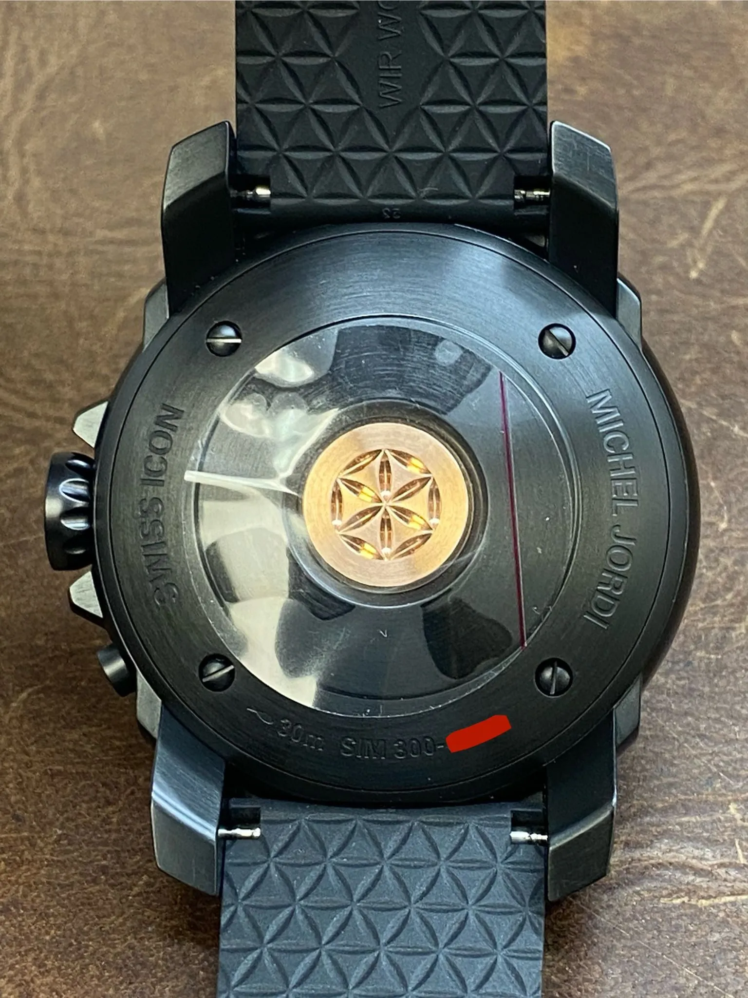 Michel Jordi Mega Icon Magic Black 300.09.001.01 Black Dial Quartz Men's Watch